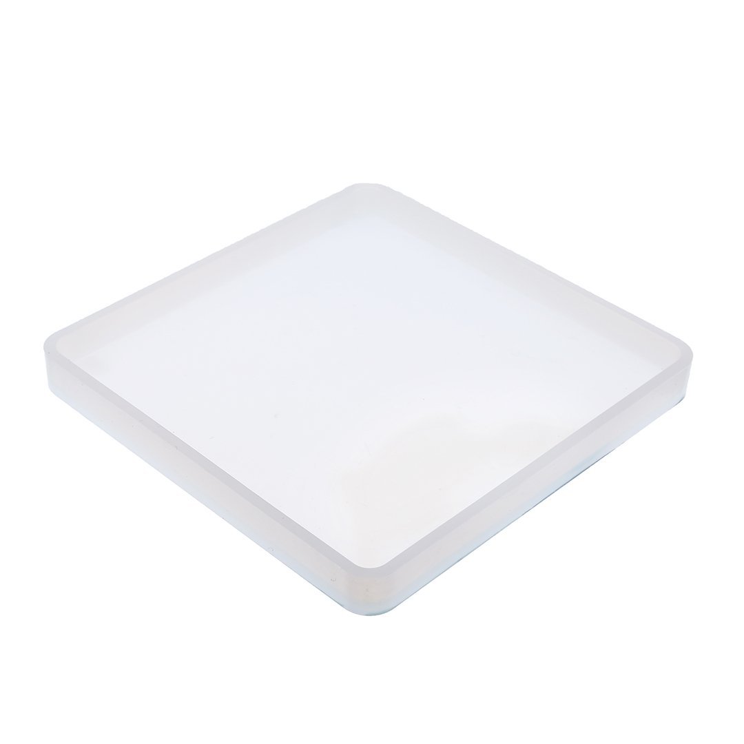 Silicone Mold Square Clear Resin Polymer Clay Tools Craft Jewelry Making Mould 98mm