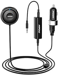 Mpow Bluetooth Receiver, Hands-Free Car Kits / Bluetooth Audio Adapter with Dual USB Car Charger & Ground Loop Noise Isolator for Car Audio System(3 in 1)