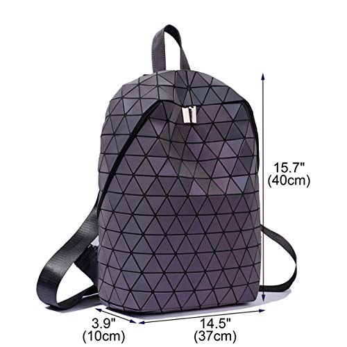 geometric holographic backpack