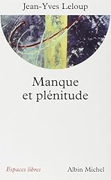 Manque et plénitude