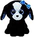 Ty Tracey Dog Plush, Black/White, Regular