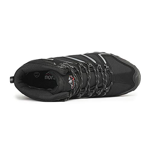 NORTIV 8 Mens Ankle High Waterproof Hiking Boots Outdoor Lightweight Shoes Backpacking Trekking Trails