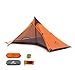 Naturehike Trekking Pole Tent Ultralight 1 Person 3 Season Tent, Lightweight Pyramid Tent for Mountaineering Hiking Camping