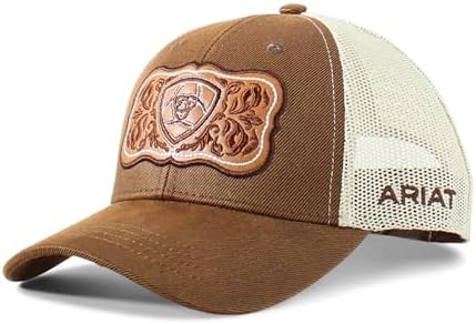 Wrangler Vintage Denim/Tan Adjustable Snapback Hat at Amazon Men's