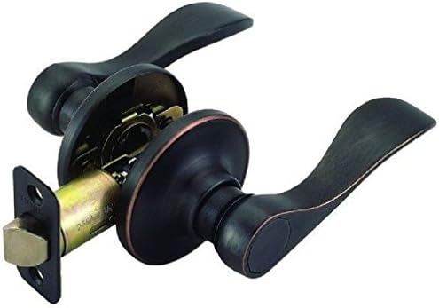 Oil Rubbed Bronze Passage Lever Door Handle Non Locking