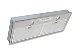 Broan-Nutone  RMPE7004  Elite Custom Power Pack for External Blower with Light, Exhaust Fan for Kitchen, Stainless Steel, 27.6"