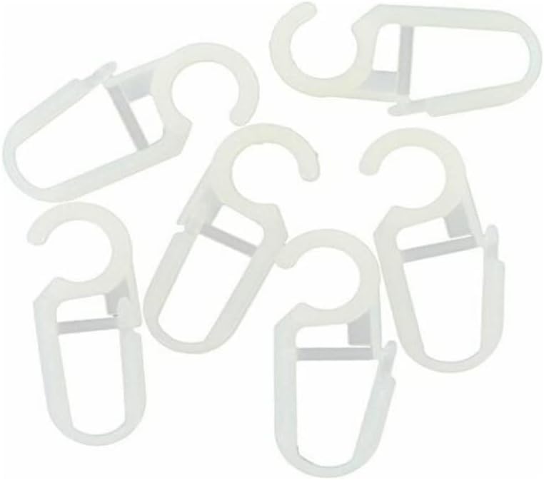 100 soportes de clip blancos D28