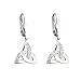 Solvar Celtic Trinity Knot Earrings Silver Drops Irish Made