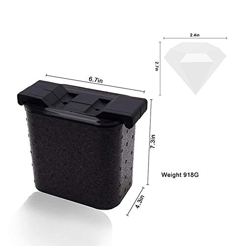 Helpcook Transparente Diamant-Eiswürfelform, kristallklar, diamantförmig, Eiswürfelform, für 2 klare Eisdiamanten für… – Bild 4