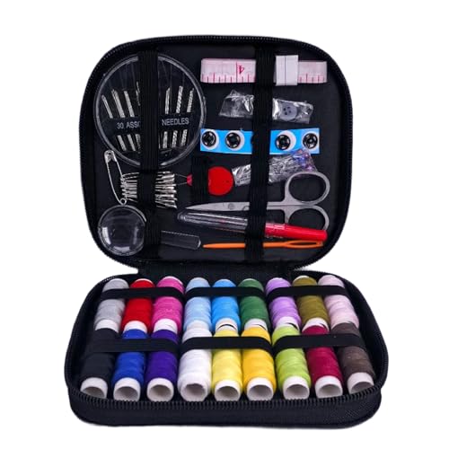 86pcs Sewing Kit with Case,Marcoon Needle and Thread Kit with Sewing Supplies and Accessories for Kids,Adults,Beginner,Home,Travel,Emergency Including Scissors,Measure Tape,Needle Threader