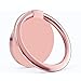 Cell Phone Finger Ring Stand-360° Rotation Metal Ring Grip for Magnetic Car Mount Compatible with All Smartphone Rose Gold (Gold)