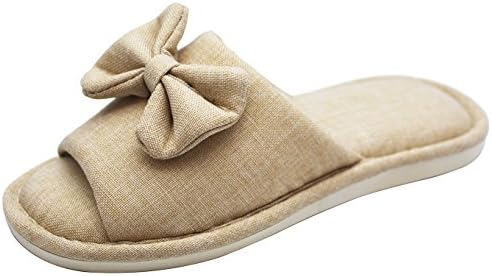 FEET FEEL Cowboy Canvas Slip-on Slippers Non-slip Sandal Moisture House Slippers