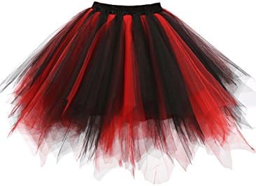 emondora Women's Tutu Tulle Petticoat Ballet Bubble Skirts Short Prom Dress up