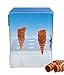 Cone Cabinet for Sugar or Waffle Cones | Choice Acrylic Display Brand | Includes Free Grocery Tote