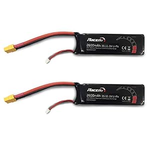 VOLANTEXRC 2pcs 11.1V-2600mAh-Lipo-XT60 Plug Battery for RC Boat 792-4 Atomic