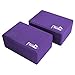 Fledo Yoga Blocks (Set of 2) 9″x6″x4″ – EVA Foam Brick, Featherweight and Comfy – Provides Stability and Balance – Ideal for Exercise, Pilates, Workout, Fitness & Gym (Purple)thumb 4