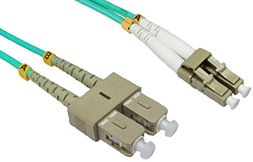Pro Signal FB4M-LCSC-010 1m Multimode OM4 50/125µm LC-SC Duplex Fibre Optic Patch Lead