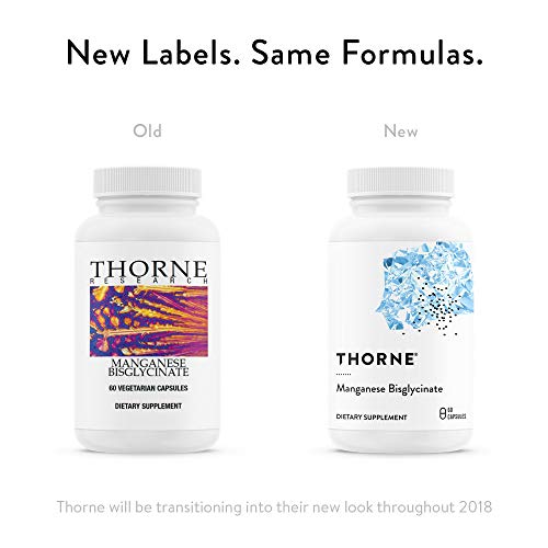 Thorne Manganese Bisglycinate Essential Mineral Support for Ligaments
