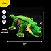 BSTAOFY 18'' LED Crocodile Stuffed Animal Light Up Plush Toy Realistic Jumbo Alligator Glow Soft Gift for Kids on Birthday Holiday