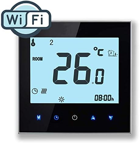 Arxus WiFi Programmable Smart Thermostat LCD Display Temperature Controller for Boiler Heating/Air Conditioning Work with Alexa Google Home IFTTT