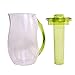 Water Pitcher with Lid : BPA-Free Fruit Infusion Pitcher / Water Jug by Ergo Kitchen Accessories - 84 Oz.