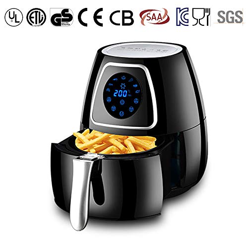 Oil-Free Air Fryer Household Electric Fryer Smart Touch Screen Fries Machine Double Pot Fast Heat