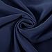 Deconovo Blackout Grommet Curtains - Oeko-TEX Certified Thermal Insulated, Noise-Reducing, Drapes, Sustainable & Easy Care for Bedroom, Living Room, Office - Navy Blue, 42W x 63L Inch