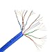 Ealona Cat-6 Ethernet Cable 20 Ft - UTP High Speed Short Patch Cord for Xbox, Router, Modem, Switch, TV Box,NAS, Faster Than Cat5/Cat5e - 20 Feet,Blue
