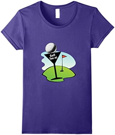 Womens Golf Tee-ni Shirt XL Purple