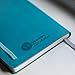 GLP-Creations fountain pen notebook, Tomoe River paper, The Author (Teal/Lined)
