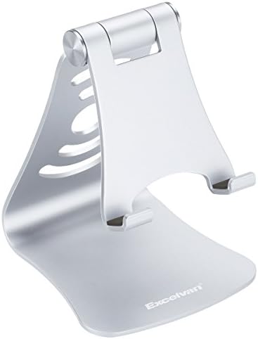 Phone Stand,Excelvan iPhone Dock : Universal iPhone Stand, Cradle, Holder, Dock for iPhone X 8 7 6 6s plus 5 5s 4 4s, HUAWEI, Samsung S4 S5 S6 S7 S8, Accessories, Desk, other Smart Phones(silver)