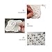 Shower Drain Hair Trap with Stickers, Hair Catcher Shower Drain, Silicone Drain Hair Catcher … (3 PACK, White)