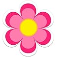 Cute Pink Flower - Vinyl Sticker Waterproof Decal