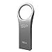 Silicon Power 10PK 16GB Flash Drive Firma F80 Metallic Cap Less for Windows/Mac, Titanium, Zinc Alloy (SP016GBUF2F80V1SAI)