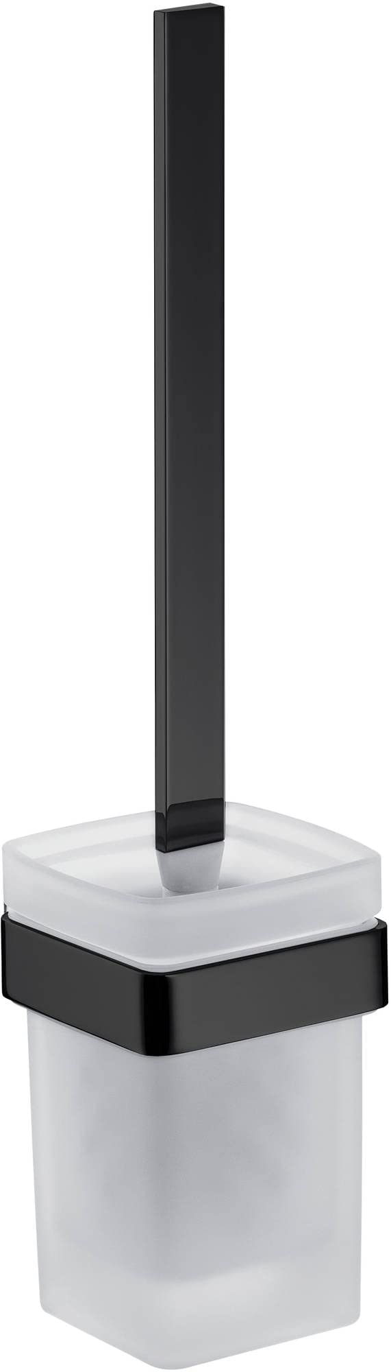 Emco Loft Satin Glass Brush Set, Black