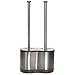 ToiletTree Products Modern Deluxe Freestanding Toilet Brush and Plunger Combo Set (Gun Metal, Brush and Plunger Combo Set 4.5” x 9.75” x 18.5