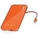 Portable battery, JETech 5,000mAh 2-Output Portable External Power Bank Battery Charger Pack for iPhone 6/5/4, iPad, iPod, Samsung Devices, Smart Phones, Tablet PCs (Orange) - 0759