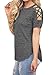 BLUETIME Women's Cold Shoulder Criss Cross Tops Short Sleeve Summer Tees T-Shirt Blouses
