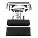 ECOTRIC Flip Folding Rear Back Seat Kit for 1995-Up EZGO TXT Golf Cart | Black Cushions - You Will Receive Two Packages