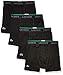 Lacoste Men's Cotton Boxer Brief Underwear, Multipack, Black, Large