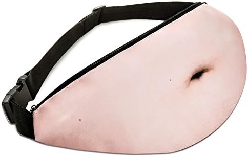 FengNiao Dad Bag Fanny Pack, Men Beer Belly Waist Packs with Adjustable Belt for Cell phone Holder, Belly Bag for Hiking, Running, Shopping, Cycling