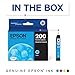 EPSON 200 DURABrite Ultra Ink Standard Capacity Cyan Cartridge (T200220-S) Works with WorkForce WF-2520, WF-2530, WF-2540, Expression XP-200, XP-300, XP-310, XP-400, XP-410