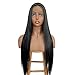 ALICE Lace Front Black Wig for Women, 22