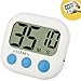 Kitchen Timer Small Digital Electronic Loud Alarm, Magnetic Backing, ON/OFF Switch, Minute Second Countdown