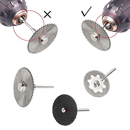 Hojas-de-Sierra-Circular-Set-ZFYQ-Mini-Disco-Corte-Diamante-Mini-Hoja-de-Sierra-Circular-HSS-Mini-Disco-de-Corte-de-Resina-3mm-Mandril-para-Cortar-Madera-Piedra-Metal-Paquete-de-30-Piezas