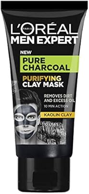 Download L Oreal Men Expert Pure Charcoal Purifying Black Clay Face Mask For Men 50 Ml Amazon Co Uk Beauty Yellowimages Mockups