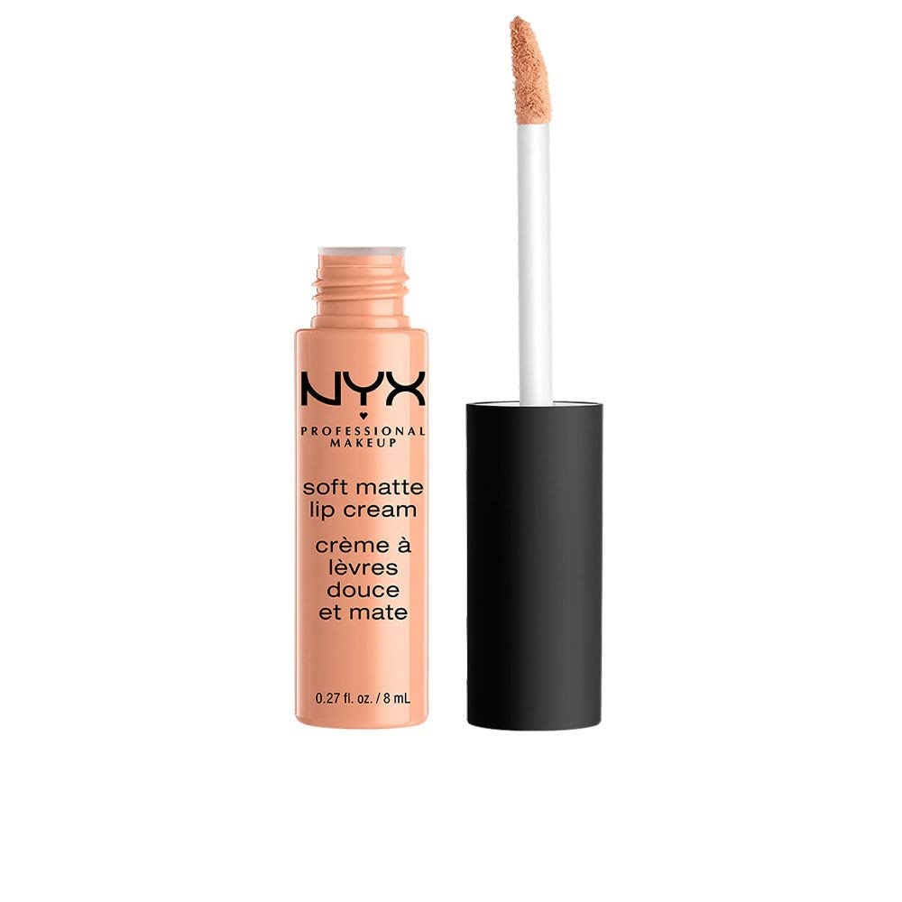 NYX Professional Makeup Soft Matte Lip Cream, Creamy and Matte Finish, Highly Pigmented Colour, Long Lasting, Vegan Formula, Shade: Cairo