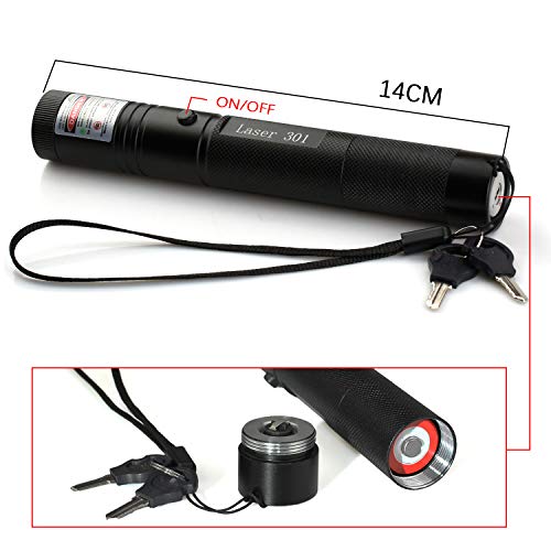 Green Laser Pointer Tactical Hunting Rifle Scope Sight Laser Pen, Demo Remote Pen Pointer Projector Travel Outdoor Flashlight, LED Interactive Baton Funny Laser Toy