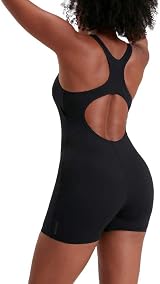 Speedo Women Endurance+ Eco Legsuit Swimsuit Chlorine Resistant Black view 9
