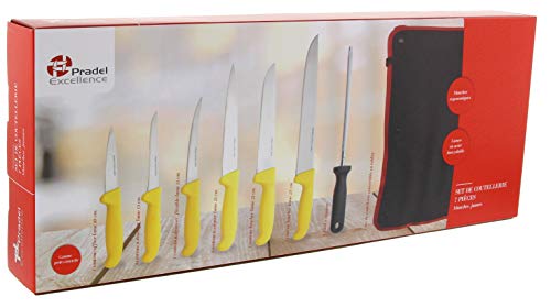 Pradel Excellence – I7107T – Fleischermesser, Set mit 6 Stück und Wetzstahl – Bild 3